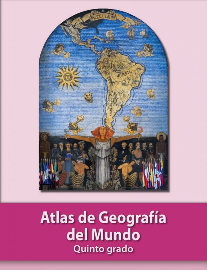 Libro de Atlas de GeografÃ­a del mundo Quinto grado primaria